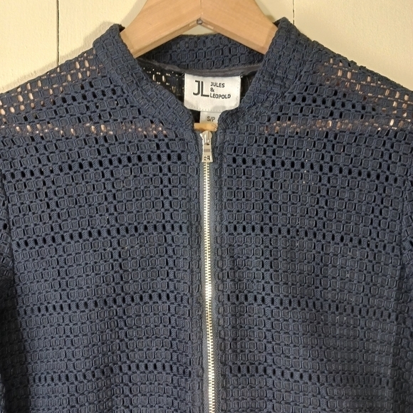 Hollow Out Jules et Leopold Bomber Jacket - Picture 3 of 7